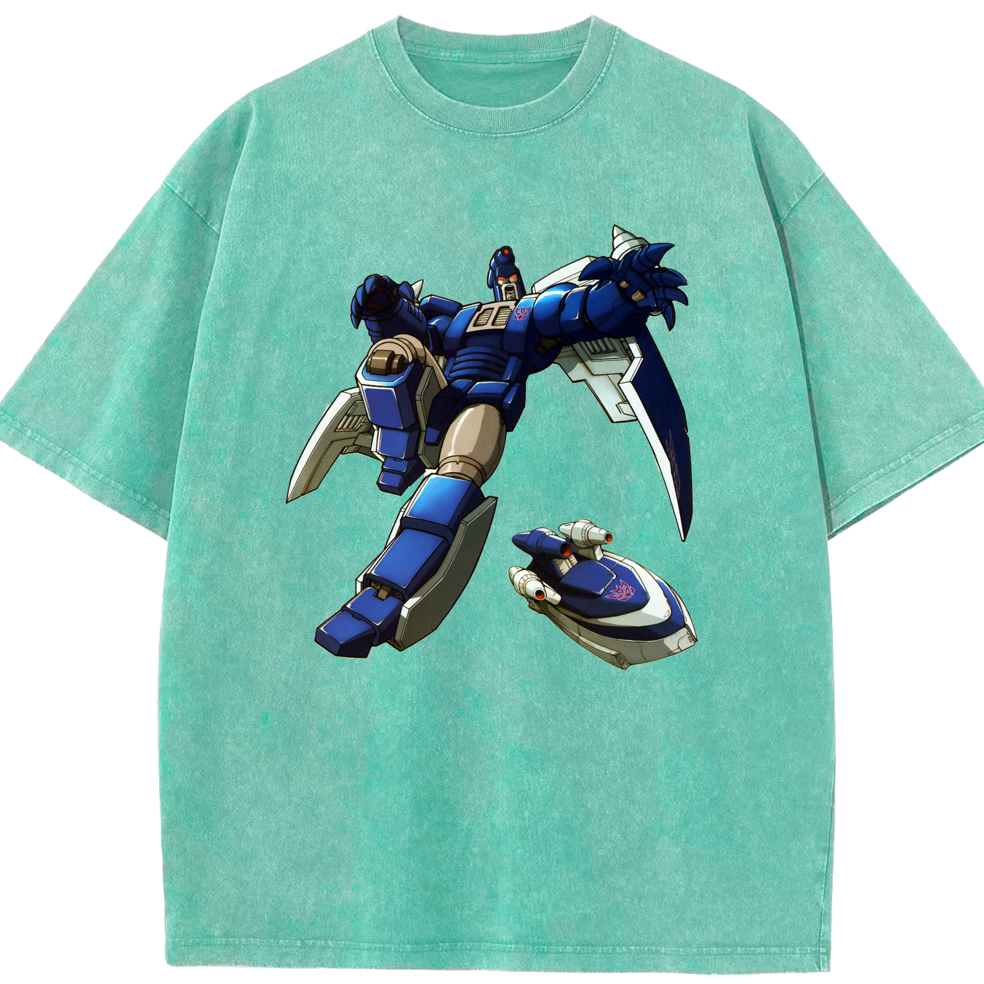 （画像用）  綿100% ヴィンテージ風 半袖Tシャツ（フロントプリント）